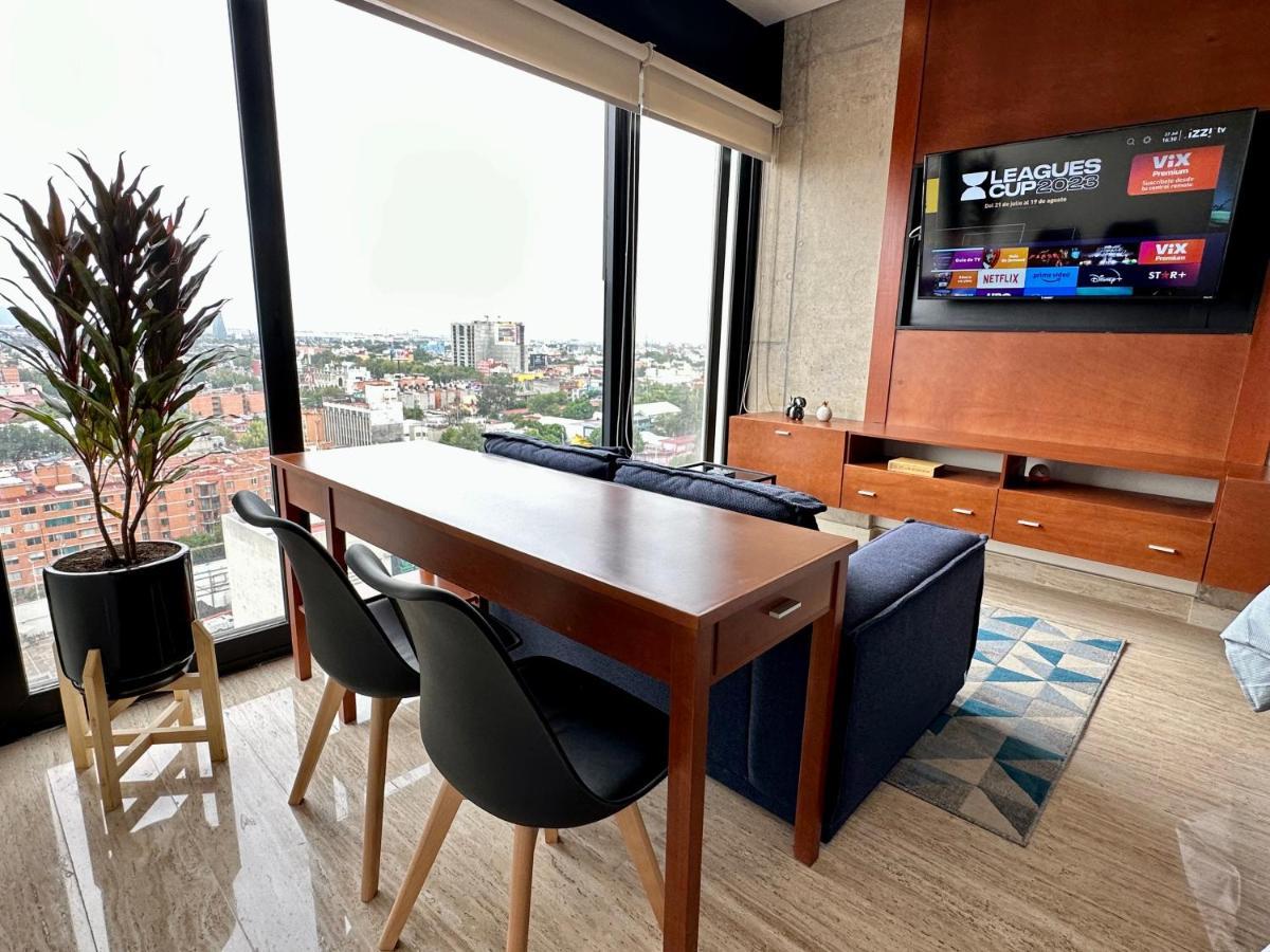 Loft Con Increible Vista Zona Polanco Condesa - Gym Y Business Center Apartment Ciudad de México Exterior foto